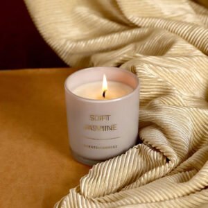 Premium Soy Wax Jar Candle – Soft Jasmine